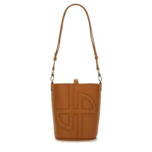 PATOU Embossed Logo Bucket Bag Women BUFF Crossbody